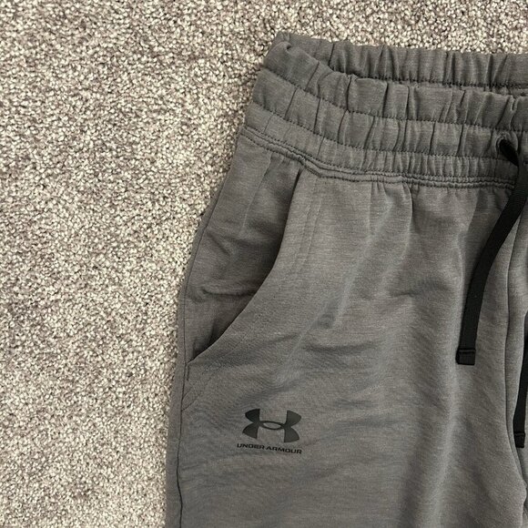 Under Armour Women's Rival Terry Jogger Size XS Gray Pockets Drawstring NWT $50 - Picture 5 of 15